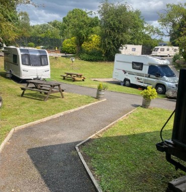 Hard standing pitches for motorhomes